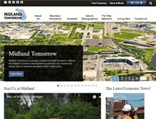 Tablet Screenshot of midlandtomorrow.org